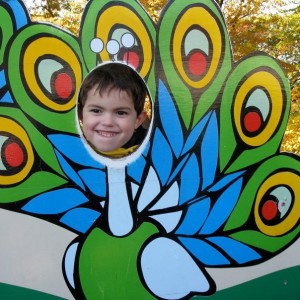 CJ as peacock